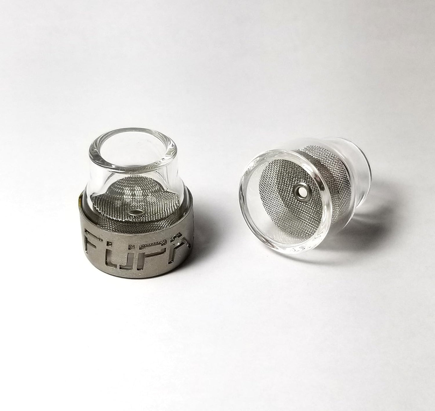 FUPA #12 Pyrex Welding Cup Kit with Titanium Cover - Twin Pack