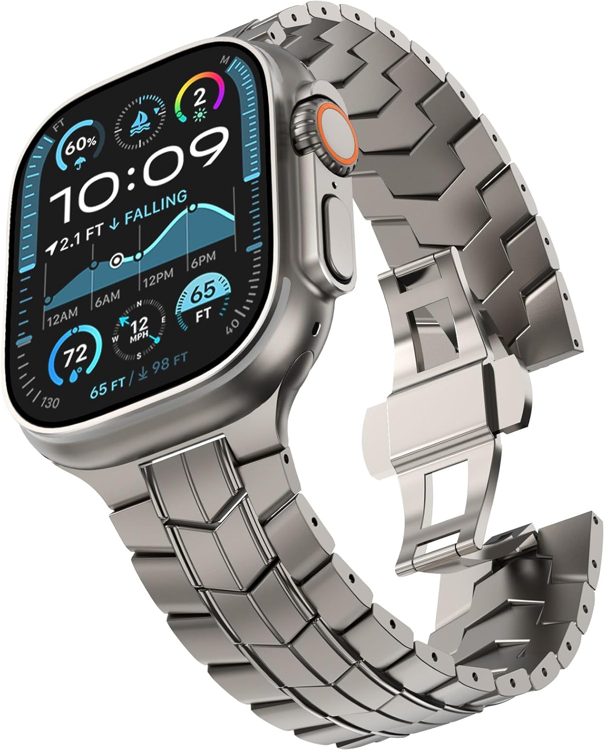 Ultra Durable Titanium Band for Apple Watch - Titanium Edition