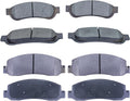 Replacement Front & Rear Semi-Metal Brake Pad for Ford F-250 F-350