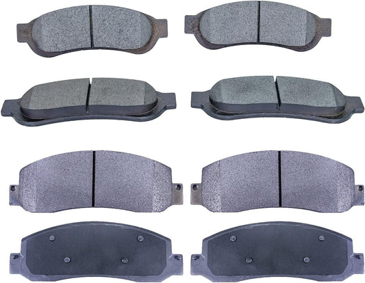 Replacement Semi-Metal Brake Pads for Ford F-250 F-350