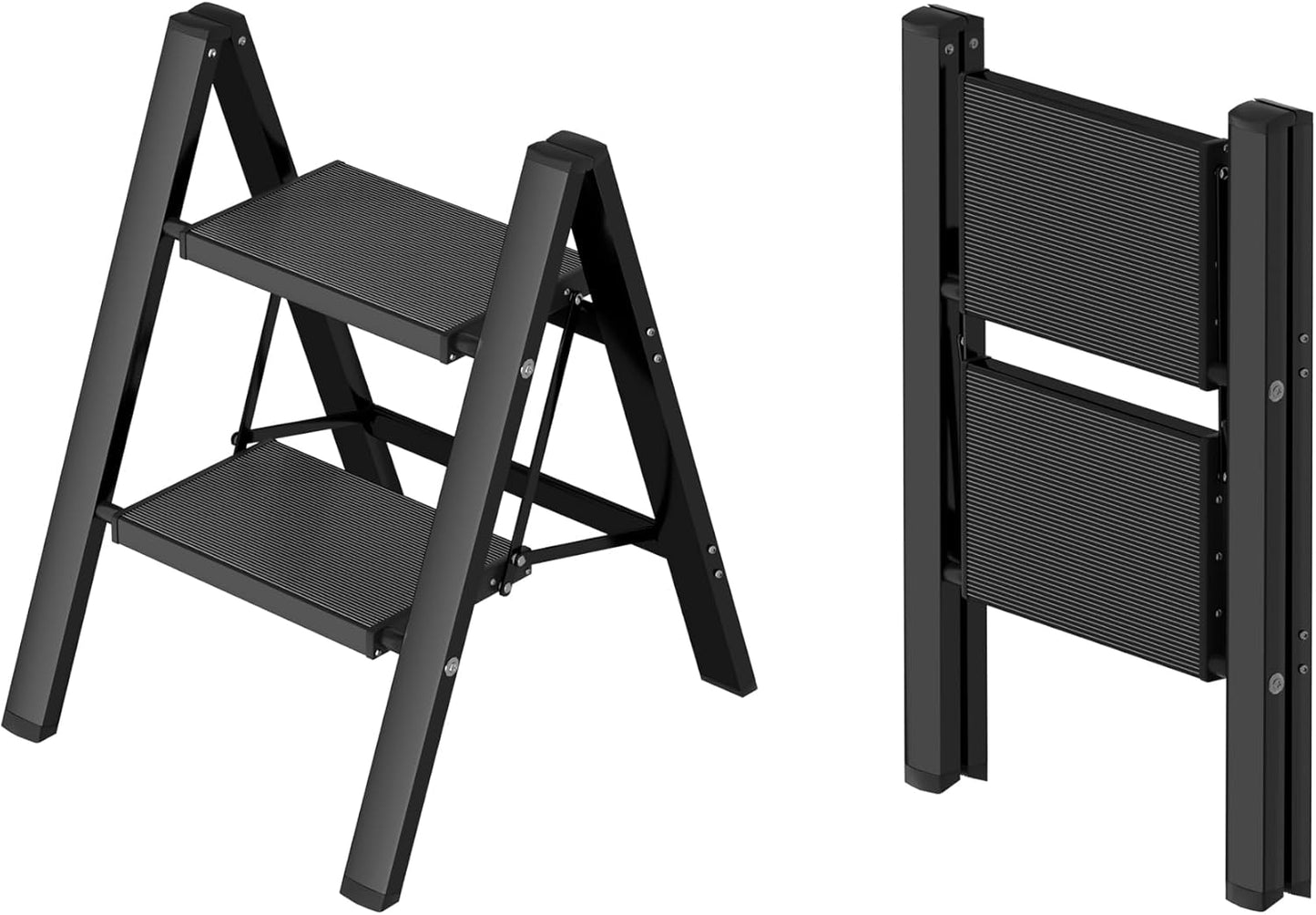 Taranta 2 Step Ladder - Lightweight Folding Step Stool for Home