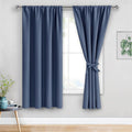 JIUZHEN Blackout Curtains for Bedroom Thermal Insulated Noise Reducing