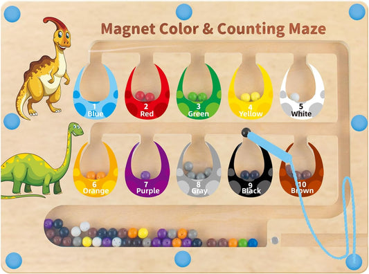Magnetic Dinosaur Maze: Educational Fun for Kids!