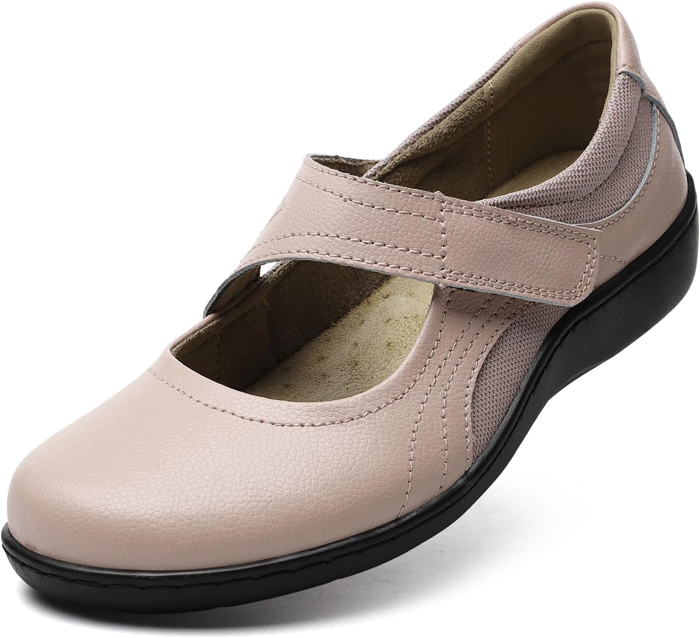 Women's Classic Comfort Mary Jane Flats for Casual Dress Wear