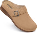 Clogs for Women Slip on Mules Black Navy Brown - Comfortable Walkers