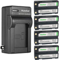 Kastar 4-Pack Ei-D-Li1 Battery and AC Wall Charger - Spare Power Pack