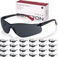 Tinted Safety Glasses 24 Pack - Bulk UV Protection Safety Sunglasses
