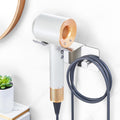 Hair Dryer Holder Wall Mounted - Stainless Steel Organizer