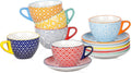 Selamica Ceramic Cappuccino Cup Set for Home and Parties