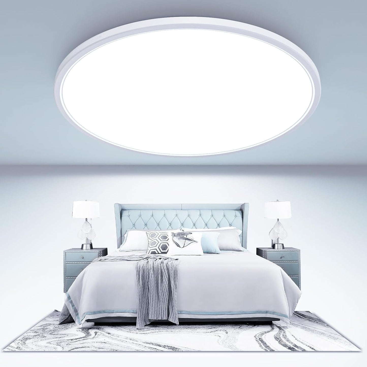 Large LED Ceiling Light 16.5Inch with 4200LM Brightness
