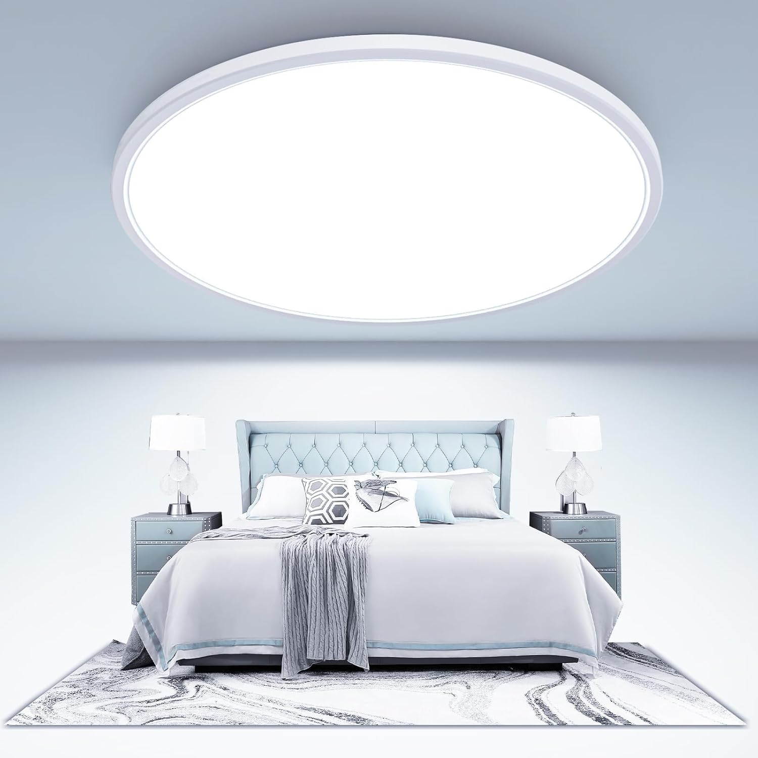 Large LED Ceiling Light 16.5Inch with 4200LM Brightness