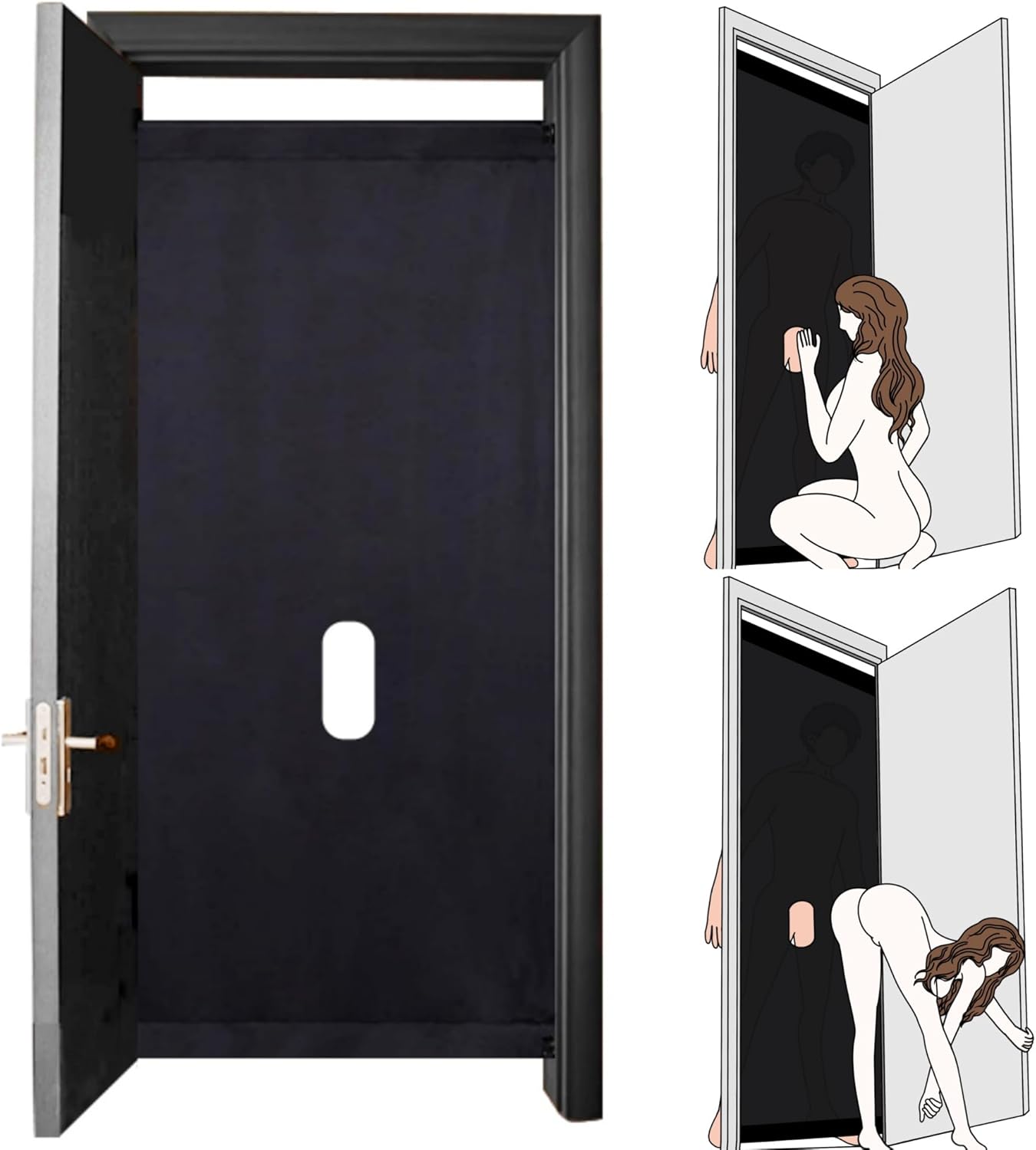 Glory Hole Wall Doorway Kit for BDSM Bondage Restraints Fun