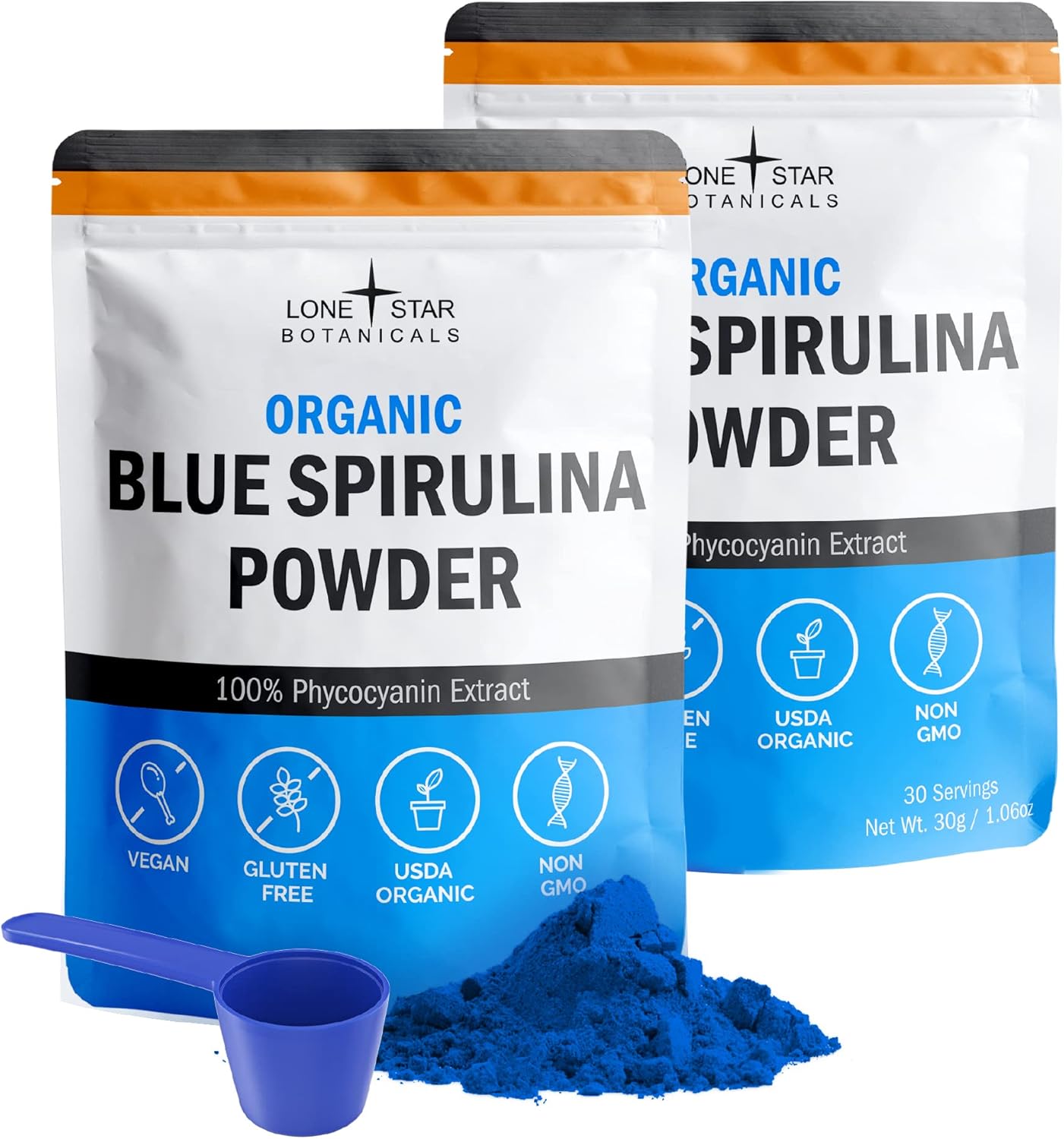 Organic Blue Spirulina Powder - Pure Superfood for Health