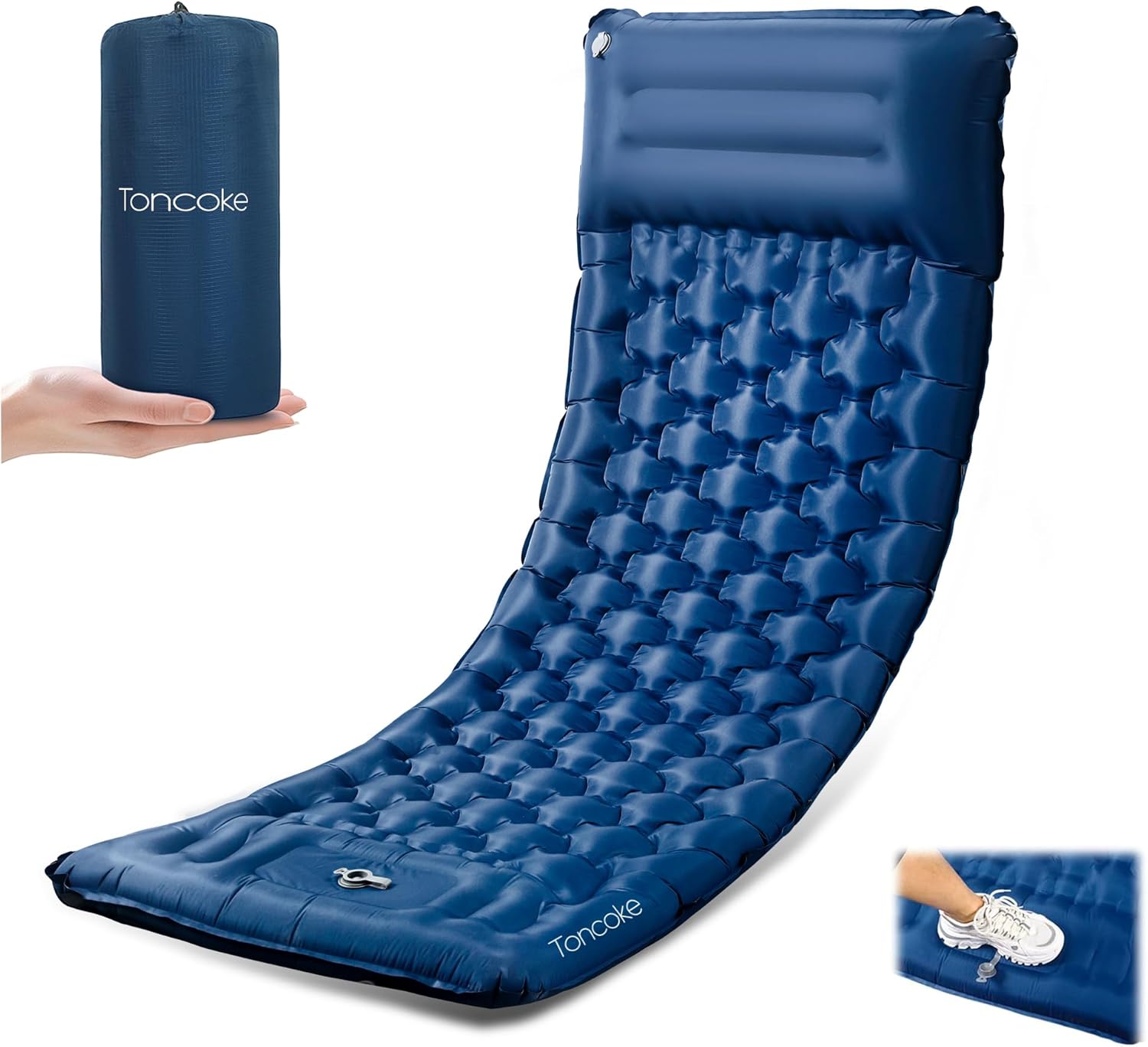 Ultralight Extra-Thick Inflatable Camping Sleeping Pad for Comfort