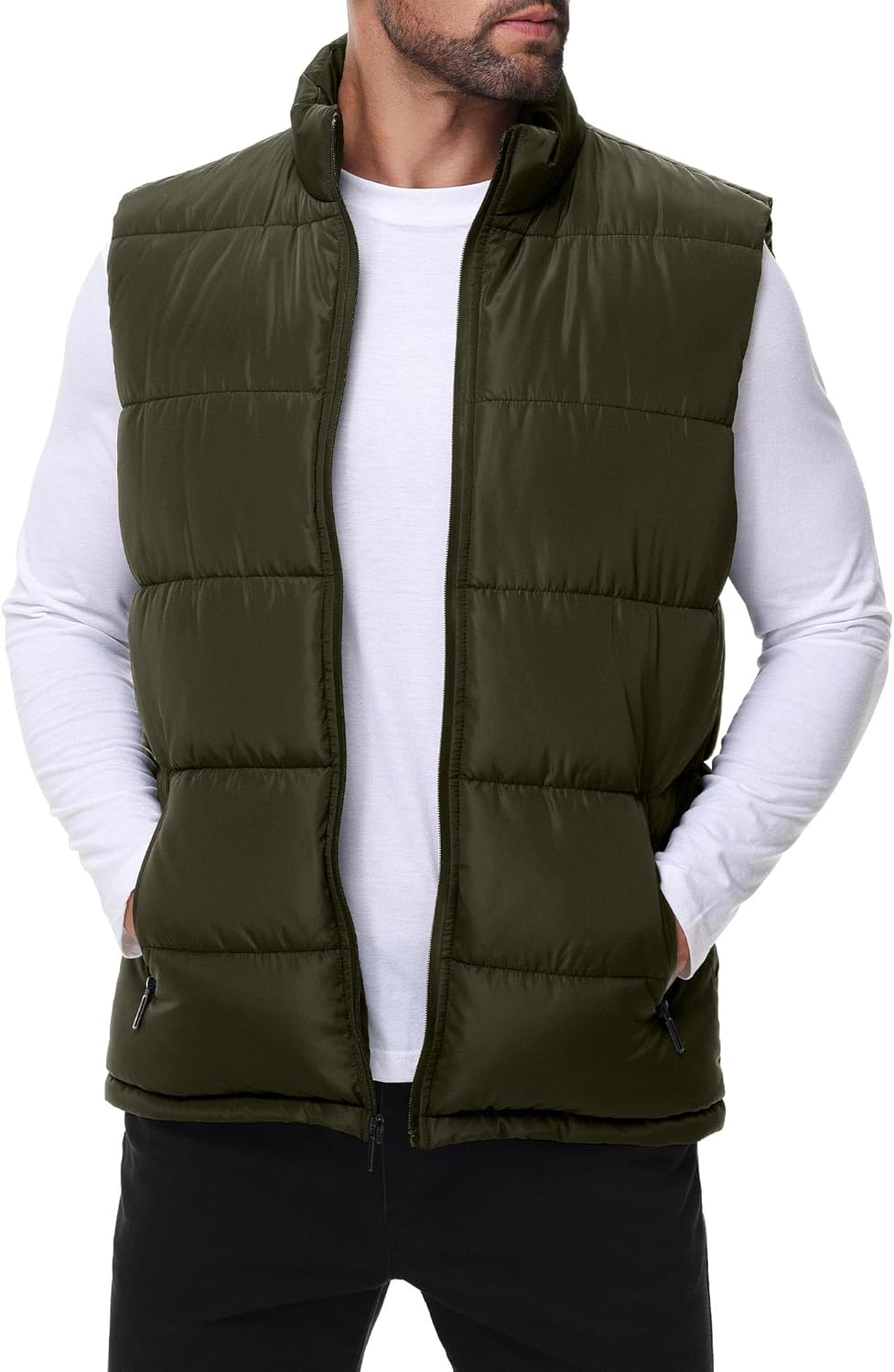 Polu Men's Water-Resistant Puffer Vest - Winter Warmth