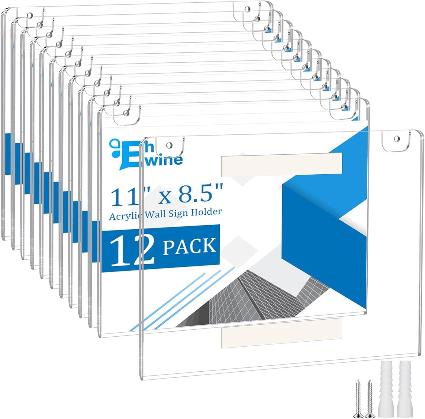 Acrylic Wall Mount Sign Holder for Easy Display of Flyers