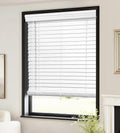 2 in Faux Wood Cordless Blinds for 47.125in x 48in Inside Mount