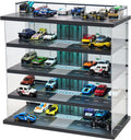 Display Case Compatible with Hot Wheels Garage - LED 5-Level Display