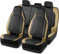 Skechers Memory Foam Car Seat Covers - Quilted Waterproof Leather