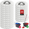 20 Pack Mop Heads Replacements for O-Cedar EasyWring Spin System