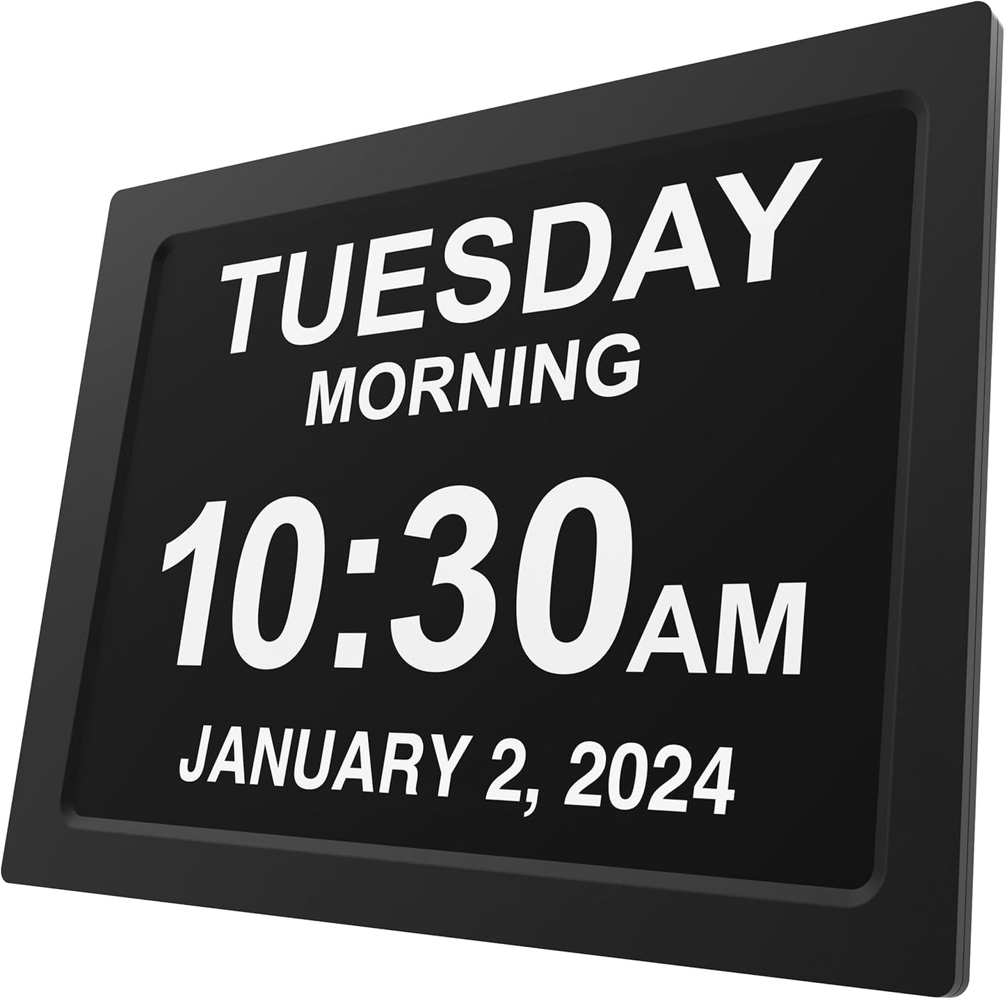 Dementia Clock with Large Digital Display for Seniors - 12-Inch