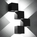 ledmo 20W Modern Outdoor Wall Sconce - Adjustable Up/Down Light