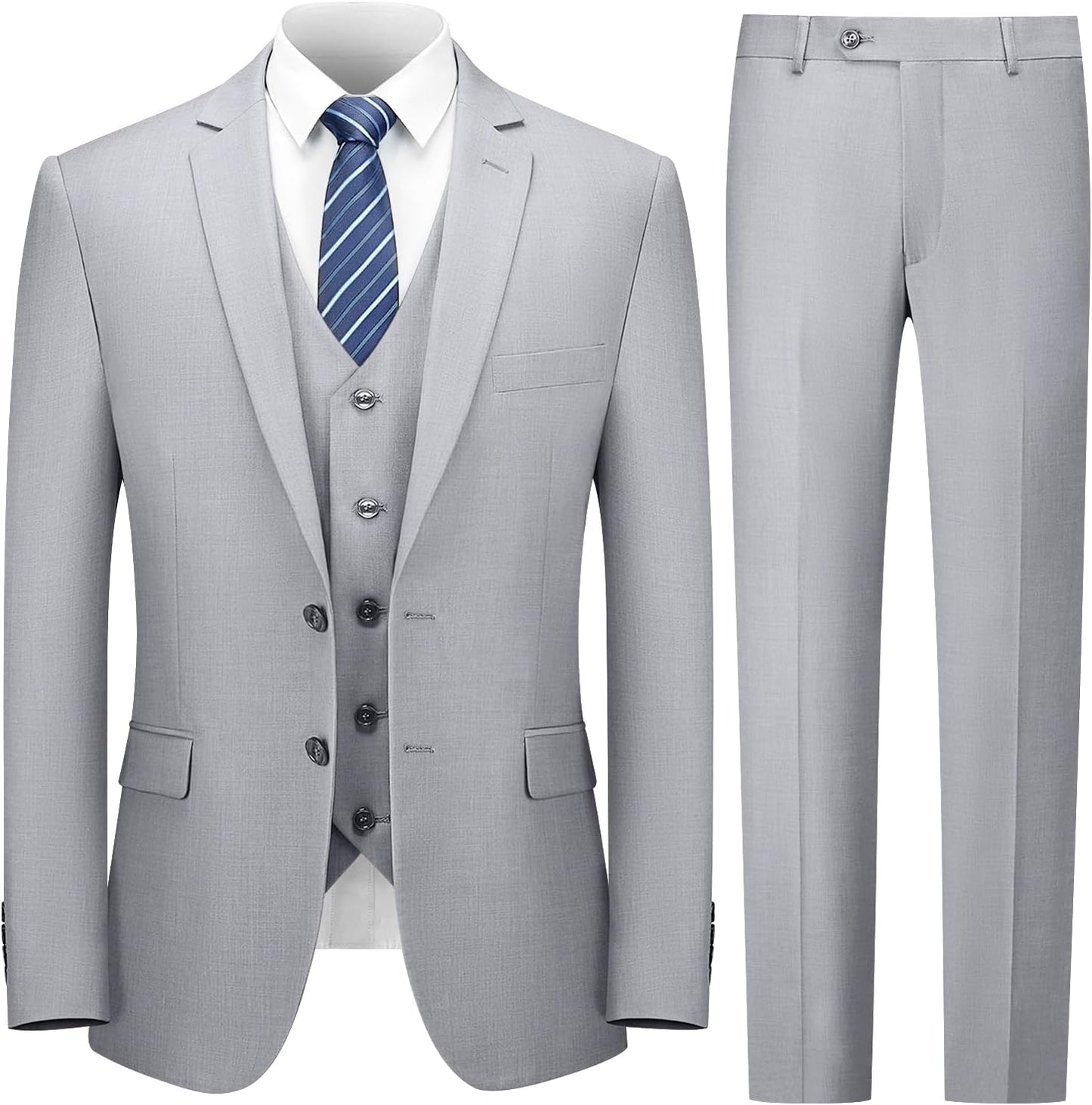 Cooper & Nelson 3 Piece Mens Suit Set for Every Occasion