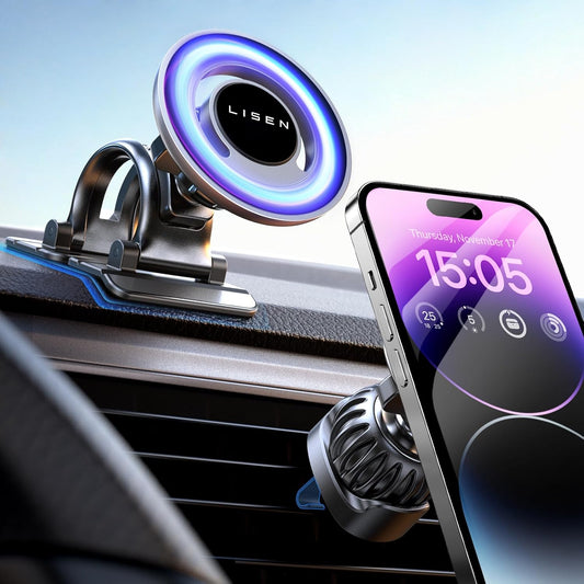 Secure MagSafe Car Mount by LISEN