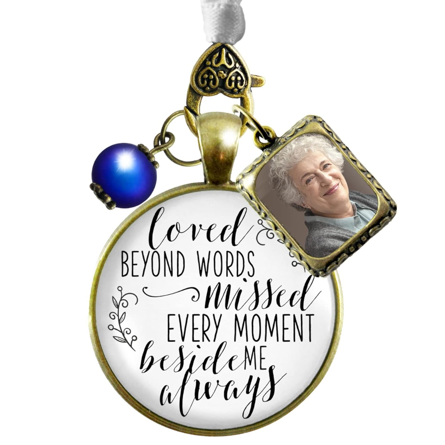 Wedding Bouquet Charm Loved Beyond Words for Memorable Moments