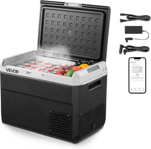 VEVOR 12 Volt Car Refrigerator - Portable Electric Cooler