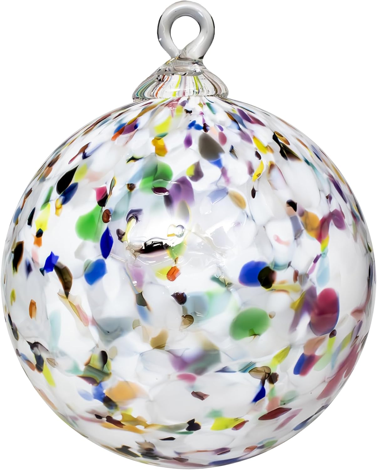 Handmade Blown Glass Ornament for Holiday Decor and Gifts