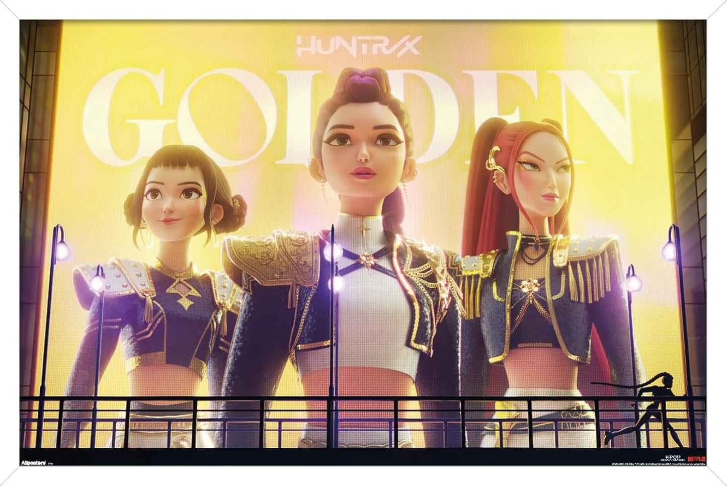 Netflix KPop Demon Hunters 2025 Wall Poster for Stylish Decor