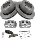 TRQ Brake Pad & Rotor Kit Semi-Metallic for 2009-2013 Ram - Complete