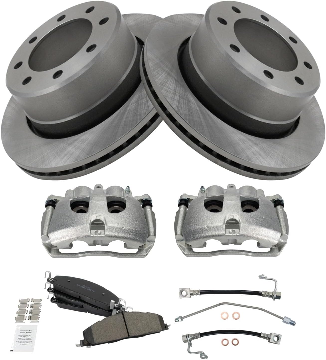 TRQ Brake Pad & Rotor Kit for 2009-2013 Dodge Ram 2500/3500