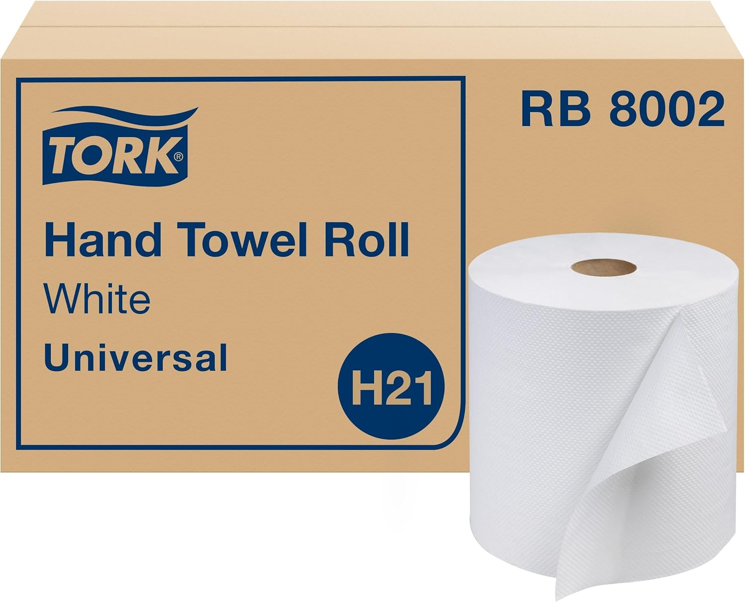Tork Universal Hand Towel Roll White - Eco-Friendly 800 Ft Rolls