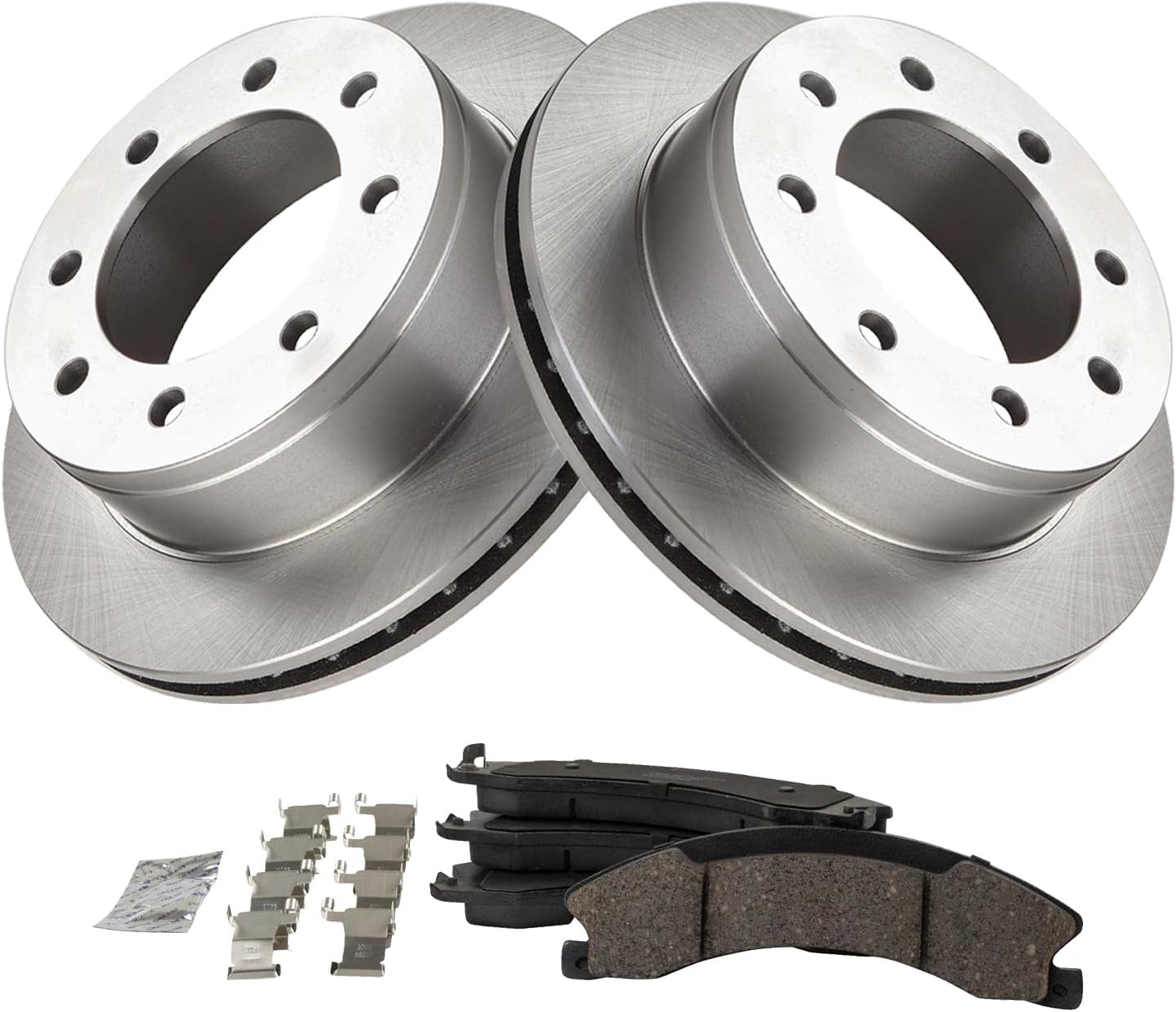 TRQ Rear Brake Pad & Rotor Kit for 2009 GMC Savana 3500
