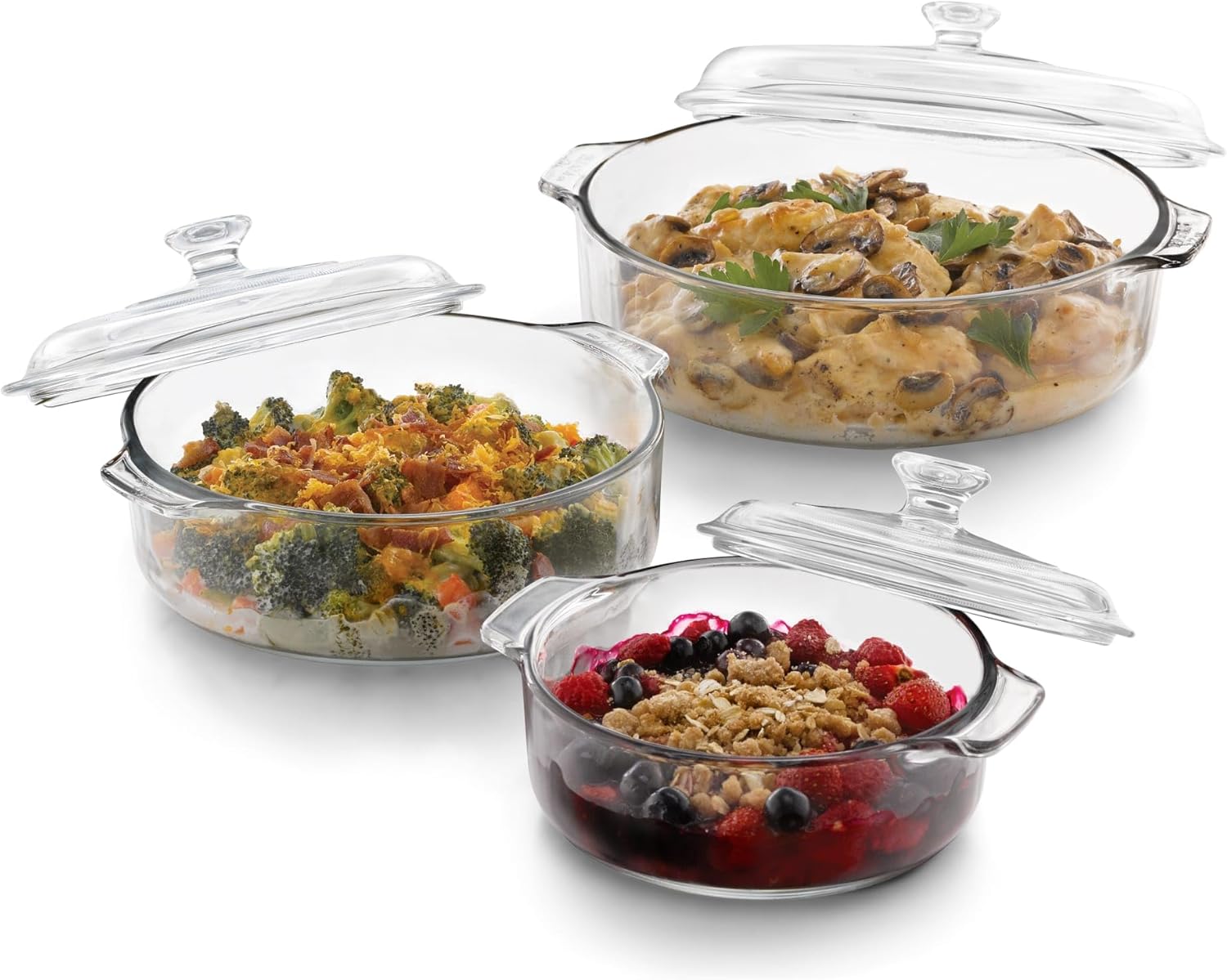 Libbey Baker's Basics 3-Piece Glass Casserole Dish Set Review