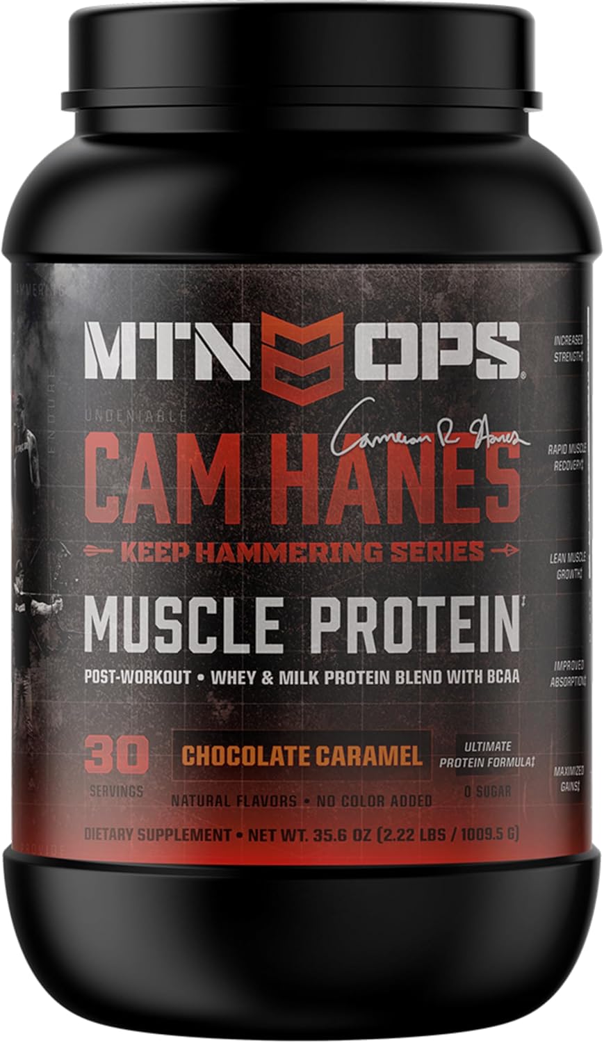 MTN OPS Keep Hammering Whey Protein Powder for Muscle Growth