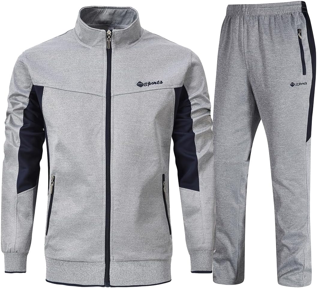 YSENTO Men's Tracksuits Outfits Set for Jogging and Training