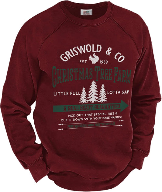 Arvilhill Mens Fleece-Lined Christmas Sweatshirts for All Occasions