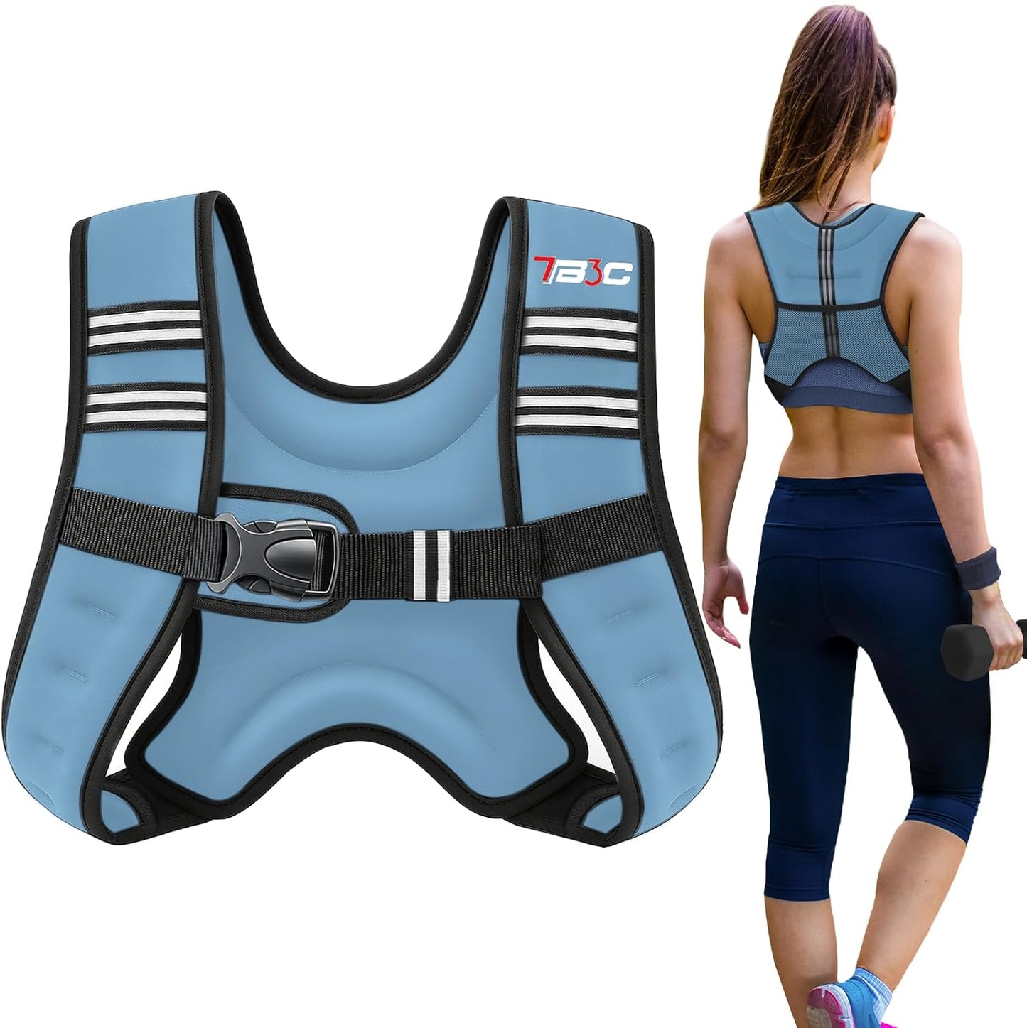 Weighted Vest for Women, 6 LB Fitness Vest for Training