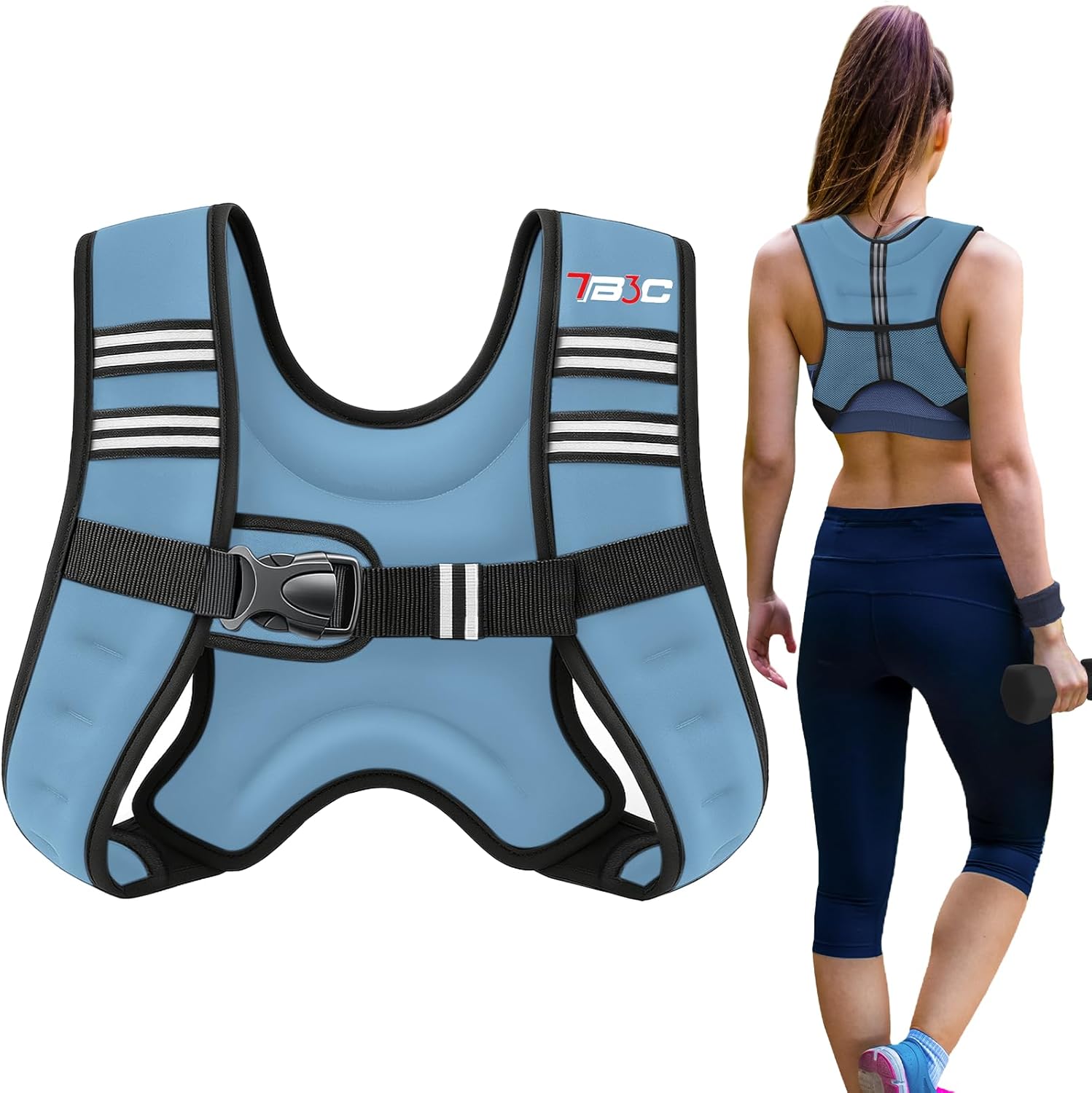 Weighted Vest for Women, 6 LB Fitness Vest for Training