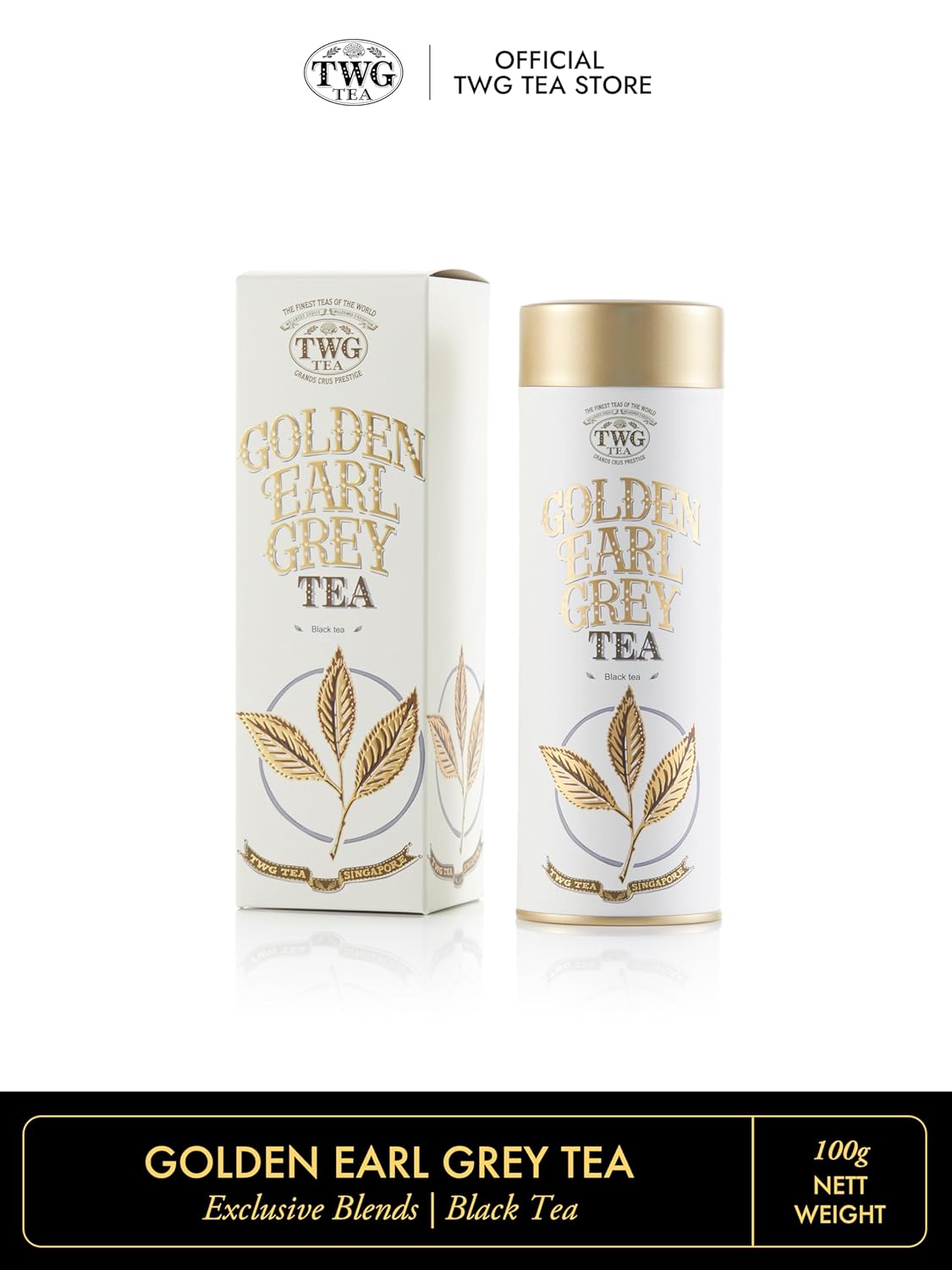 Golden Earl Grey Black Tea Gift Set in Haute Couture Tin