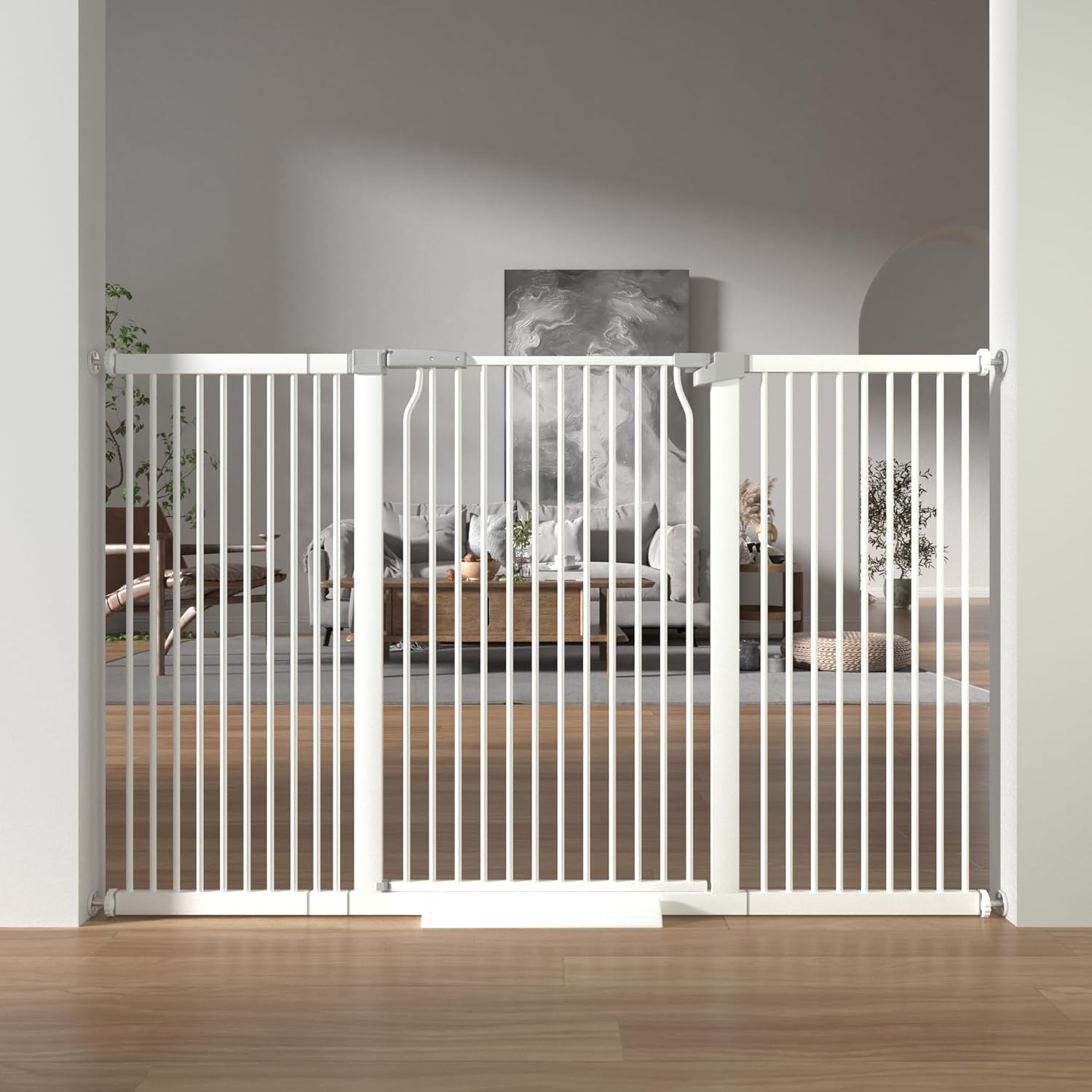 41-Inch Extra Tall Baby Gate for Doorway, Safe and Secure