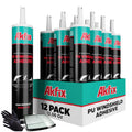 Urethane Windshield Adhesive Black (12x10.1 fl.oz.) - Fast Curing