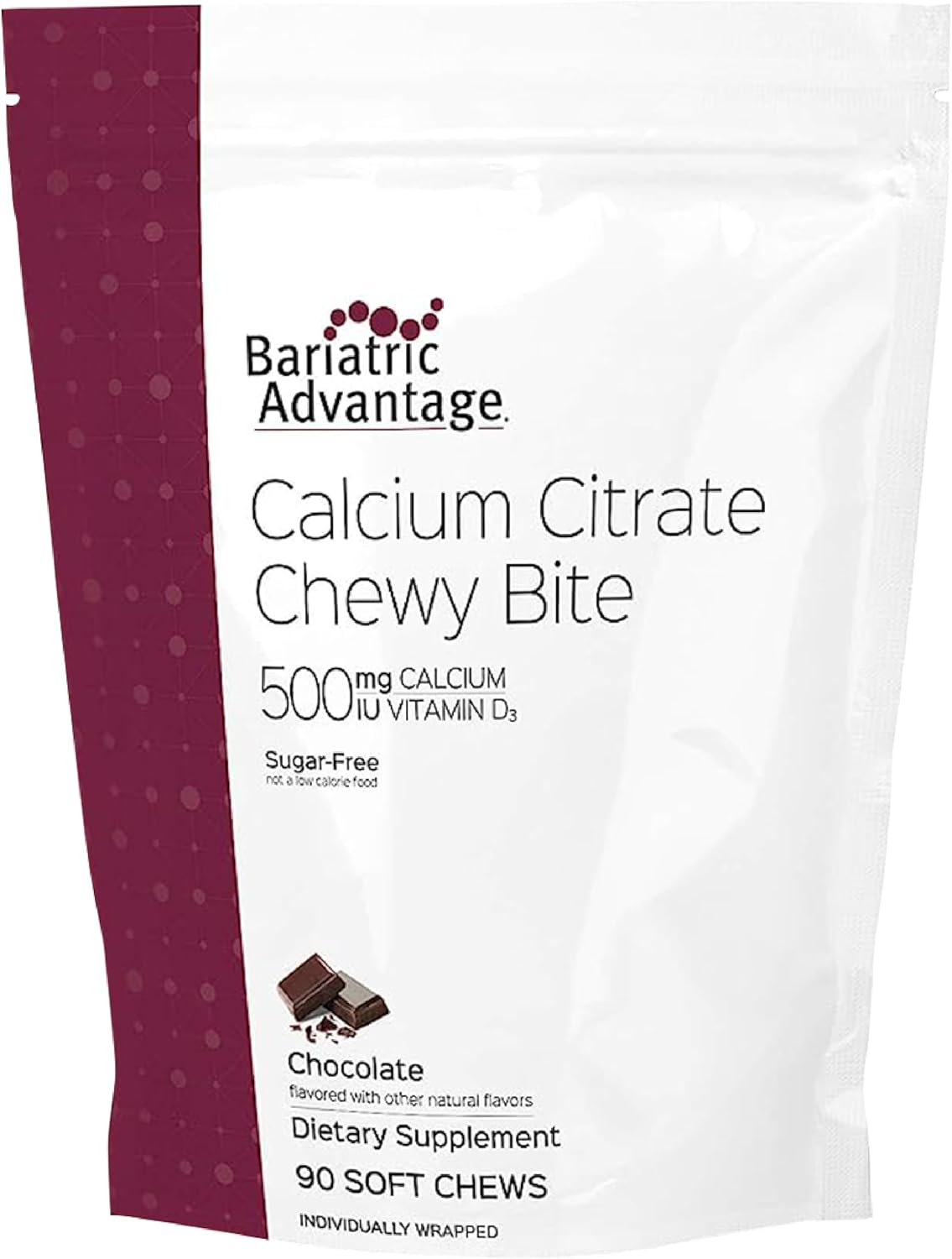 Bariatric Advantage Calcium Citrate Chewy Bites for Health
