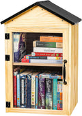Little Library Box Outdoor 2-Tier Little Library for Neighborhoods