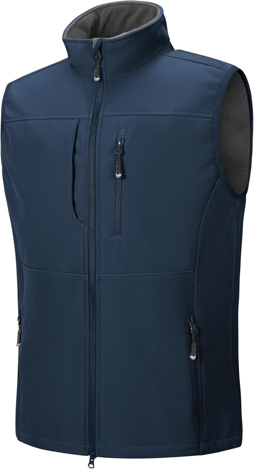 33,000ft Lightweight Softshell Vest for Golf and Hiking
