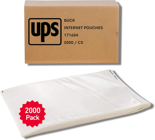 2000 Pack 6.5in x 10in Self-Adhesive Shipping Label Sleeves