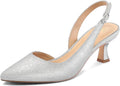 Women's Slingback Pumps Pointed Toe Kitten Heels - Elegant Comfort
